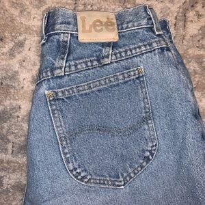 Vintage Lee high waisted straight jeans